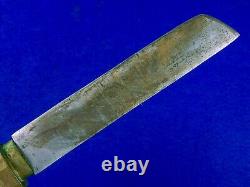 Antique Vintage Old Chinese China Tibet Tibetan Knife with Scabbard