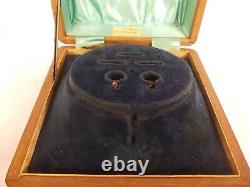 Antique Vintage Old Decorative Teak Wood Wooden Jewellery Jewelry Jewel Box b3