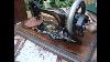Antique Vintage Old Hand Crank Sewing Machine See Video