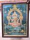 Antique Vintage Old Print Hindu Goddess Kollur Mookambika Lord Vishnu-shiva B32
