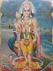 Antique Vintage Old Print Hindu Lord Kartikeya-muruga Advertisement Framed A-90