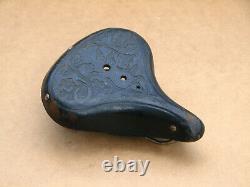 Antique Vintage Old Retro Leather Bicycle Bike Cycle Seat Saddle USSR Marked