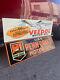 Antique Vintage Old Style Gas Oil Veedol Sign Both Signs