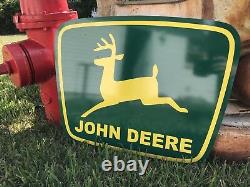 Antique Vintage Old Style John Deere Sign