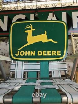 Antique Vintage Old Style John Deere Sign