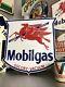 Antique Vintage Old Style Mobil Gas Socony Vacuum Sign