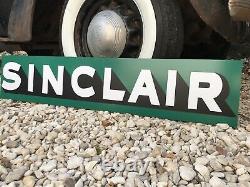 Antique Vintage Old Style Sinclair Gas Oil Shop Sign