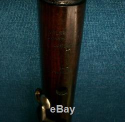 Antique Vintage Old Wooden 8 Key Cocus Irish Flute Butler London and Dublin