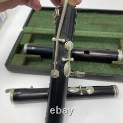 Antique Vintage Old Wooden Flute for Restoration