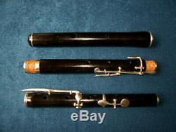 Antique Vintage Old Wooden Six Key Irish French Flute Souchet A Paris