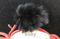Antique/Vintage Sioux Beaded Doll Brain-Tanned Leather OLD