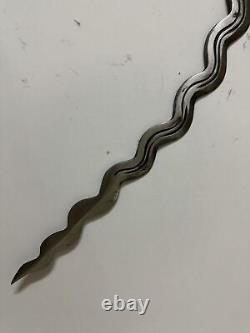 Antique Vintage Snake Nagni Curved Sword Handmade Old Rare Collectible