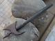 Antique / Vintage Unusual Strong & Thick Crushing Axe With Harpoon Old Fighter