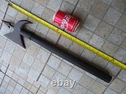 Antique / Vintage Unusual Strong & Thick Crushing Axe With Harpoon Old Fighter