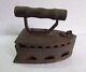 Antique Vintage Old Cast Iron Coal Ironing Clothes Press Collectible