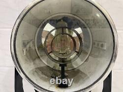 Authentic Vintage Old Antique Solid Stainless Steel Signal Search Spot Light