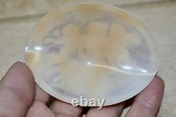 BIG Vintage Carved Cameo Mother Of Pearl Nacre Rare Antique Old Art Deco Italy