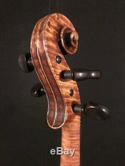 C. 1890-1910 Stradivarius 4/4 Full Size Violin Vintage Old Antique Fiddle
