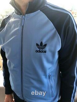 Classical Adidas tracking suit vintage old school tracksuit LIGHT BLUE M, XL