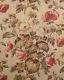 Curtain Vintage Old Antique French Botanical Textile C 1870 Fabric