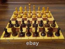 Exclusive 1970s USSR Soviet Tournament Chess Big Vintage Antique Wood Old New