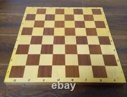 Exclusive 1970s USSR Soviet Tournament Chess Big Vintage Antique Wood Old New