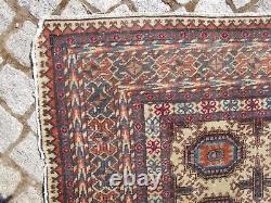 Fine Antique Muted Turkish Rug Old Faded Vintage Traditional Oriental Rug 5x7