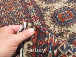 Fine Antique Muted Turkish Rug Old Faded Vintage Traditional Oriental Rug 5x7