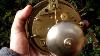 French Vintage Old Antique Slate Mantel Mantle Clock Key Pendulum See Video