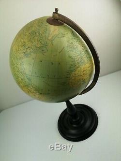 GREAVES AND THOMAS LONDON Old Antique Vintage Globe Ornament Teaching Aid
