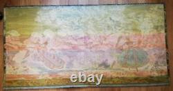 Huge Beautiful Antique Vintage Old Europe Tapestry Wall Hanging Home Decor