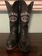 Jack Daniels Black Cowboy Boots Old No 7 Brand Size 9 Ee In Good Shape Rare Boot