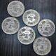 Japanese Old Coins Antique Vintage Japanese Old Coin 1-yen Silver Coin Set Of 6