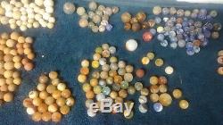 Lot Of Vintage Marbles, Clay and glass, Antique, Old