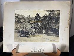 MAYSVILLE CHAFFEE COUNTY COLORADO old home Model T Ford mining Hay photo 1915
