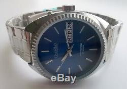 New Old Stock Ussr Made Slava 2427 Double Calendar Watch! Rare Model