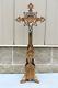 Nice Antique Vintage Altar Cross, Very Ornate, 100 Years Old (cu63) Chalice Co