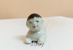 Nude Baby Boy Porcelain Statue Figurine Antique Vintage Old Rare Exquisite Japan