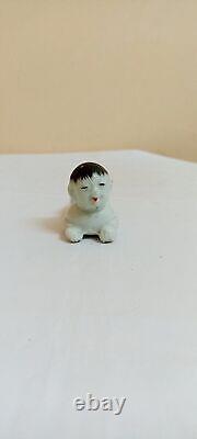 Nude Baby Boy Porcelain Statue Figurine Antique Vintage Old Rare Exquisite Japan