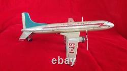 OAL MF104 ST-1 Antique Vintage/Old Friction Tin Toy Aeroplane Overseas Air Lines