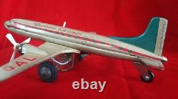 OAL MF104 ST-1 Antique Vintage/Old Friction Tin Toy Aeroplane Overseas Air Lines