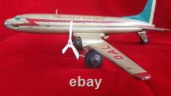 OAL MF104 ST-1 Antique Vintage/Old Friction Tin Toy Aeroplane Overseas Air Lines