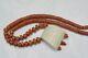 Old Antique Vintage Pink Coral Beads Necklace Saturated Color 32 Grams 1,13oz