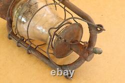 Old Antique Vintage Lantern Hand Lamp Feuerhand N 323 Hurricane Original 1930's