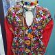 Old Antique Vintage Traditional Balochi Hand-embroidered Dress With 2 Necklaces