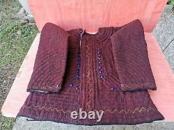 Old Antiques Primitive Hand Made Vest Woman Coat Woolen