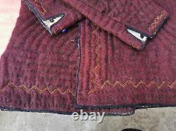 Old Antiques Primitive Hand Made Vest Woman Coat Woolen