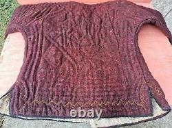 Old Antiques Primitive Hand Made Vest Woman Coat Woolen