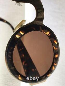 Old VTG Christian Dior CD2037 41A 28 130 Faux Turtleshell Round Sunglasses CD