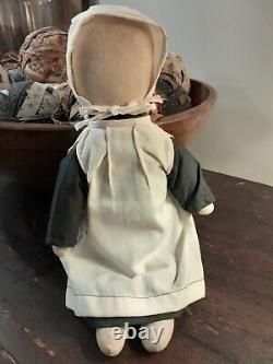 Old Vintage Antique Lancaster Pa Amish Rag Doll. Aafa